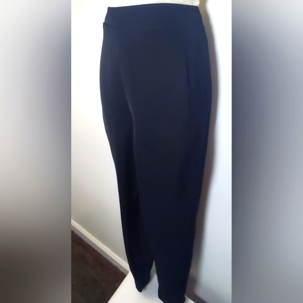 Marled Black Women's Trousers